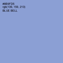 #8B9FD5 - Blue Bell Color Image